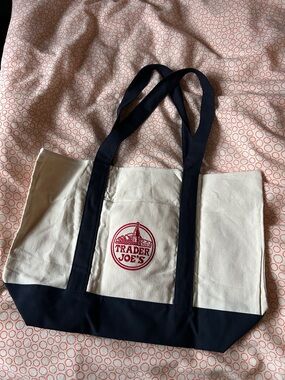Trader Joe’s Canvas Large Tote Bag